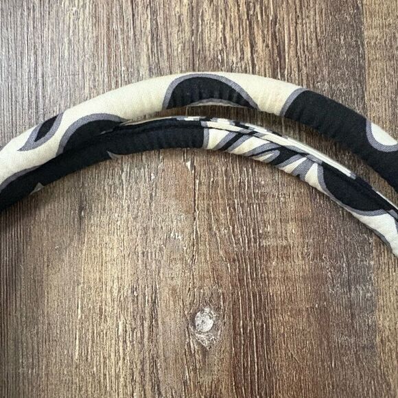 Vera Bradley Night & Day Floral Black & White Quilted Bag Purse with ID Holder - Picture 3 of 12